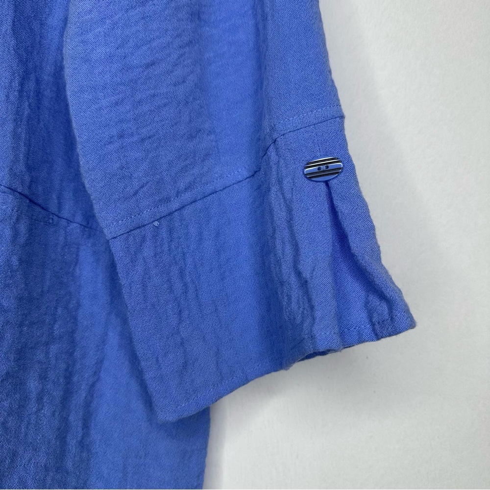 Habitat Express Solid Hidden Pocket Swing Shirt I… - image 4
